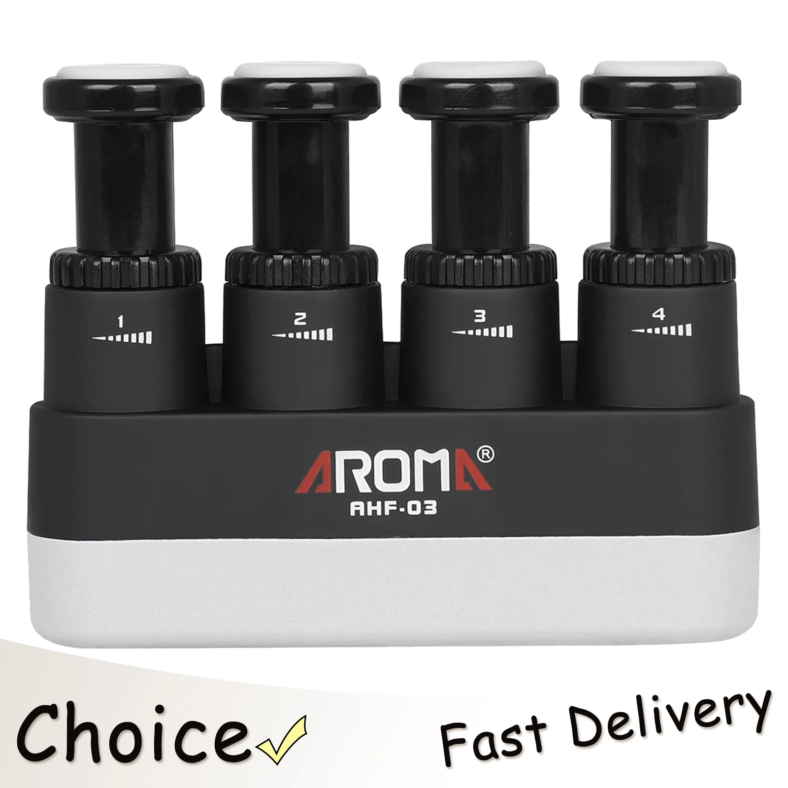 AROMA Finger Exerciser For Guitar Keyboard Musical Instruments Adjustable Finger Exerciser Professional Beginner Practice Tool