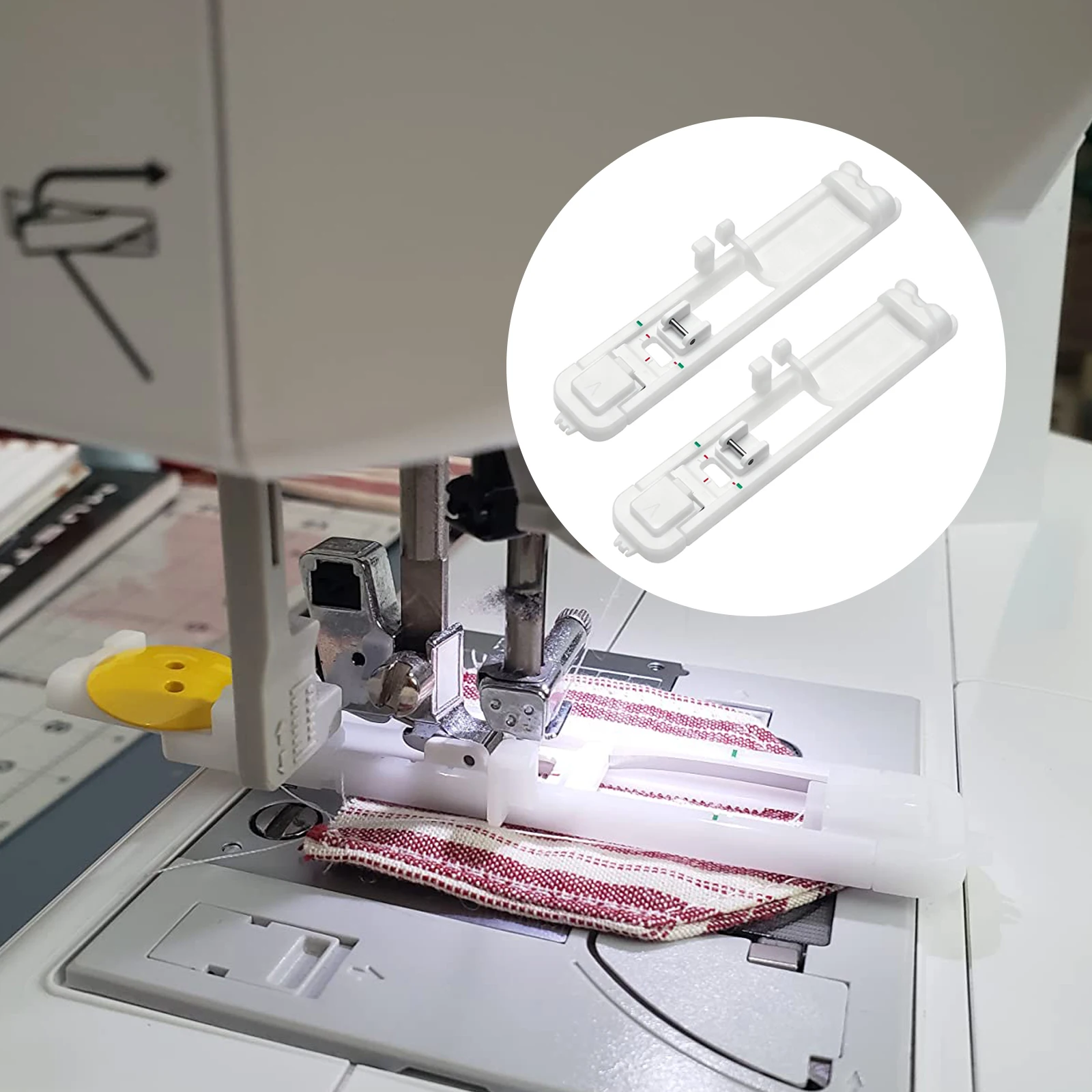 2 Pcs 1-Step Automatic Button Hole Presser Foot #XC2691051 For Brother CS8150 CS8060 NV500D/NV30/NV10 Sewing Machine Accessories
