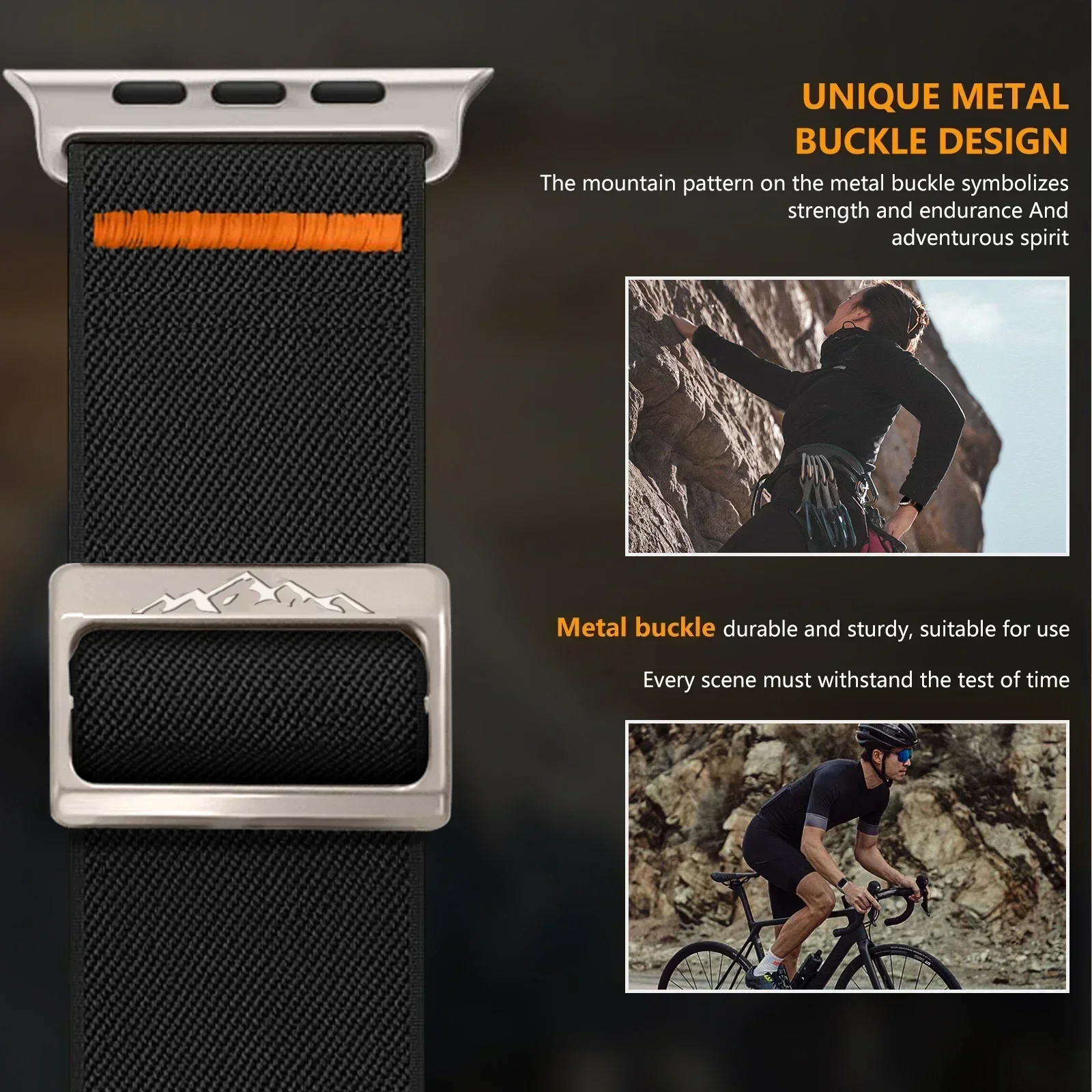 Apple Watch シリーズ 10 バンド 46 ミリメートル 42 ミリメートルウルトラ 49 ミリメートル 40 ミリメートル 45 ミリメートル 41 ミリメートル 38 ミリメートルワイドナイロン Iwatch10 9 Se 8 コレアブレスレット用ストラップ