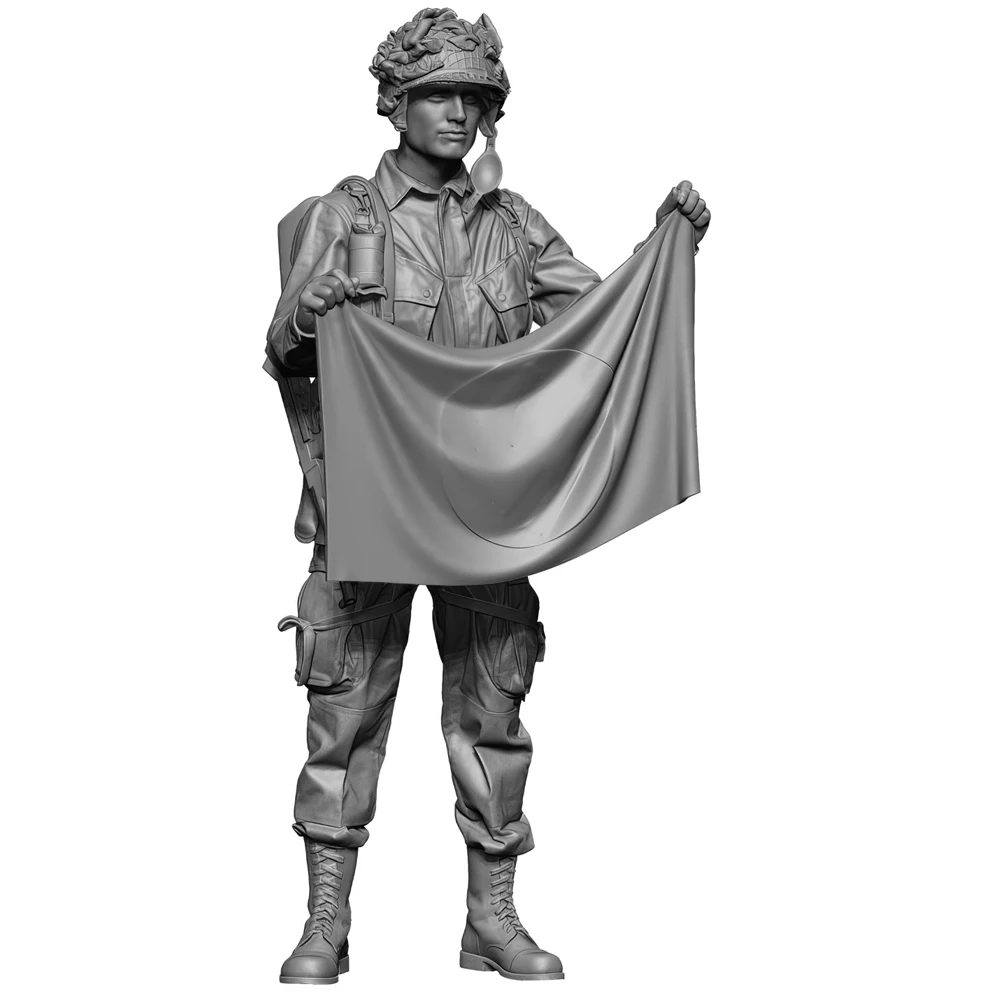 Resin Model figure soldier, 1/35 US Para, GK, military theme, Unassembled and unpainted kit