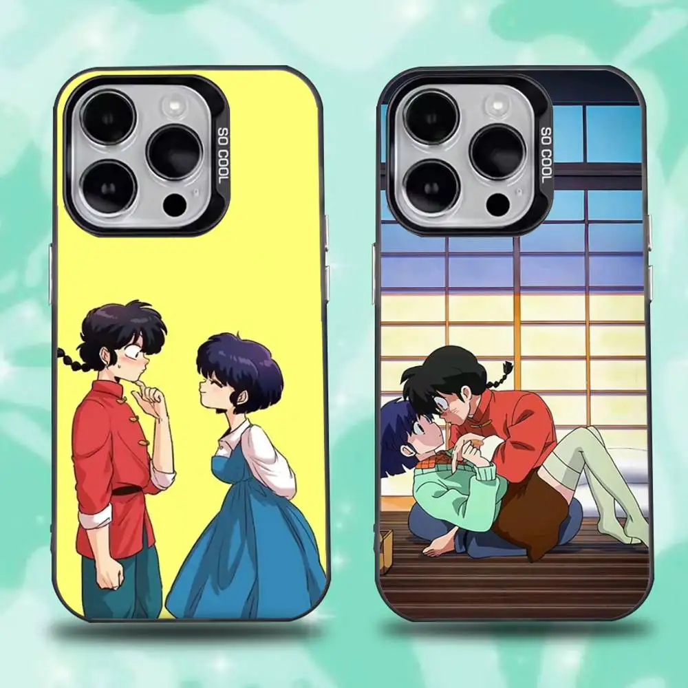 

Ranma 1 2 Phone Case For iPhone 16,15,14,13,12,11,Mini,Pro,E,SE4,XS,MAX Black Candy Matte Cover