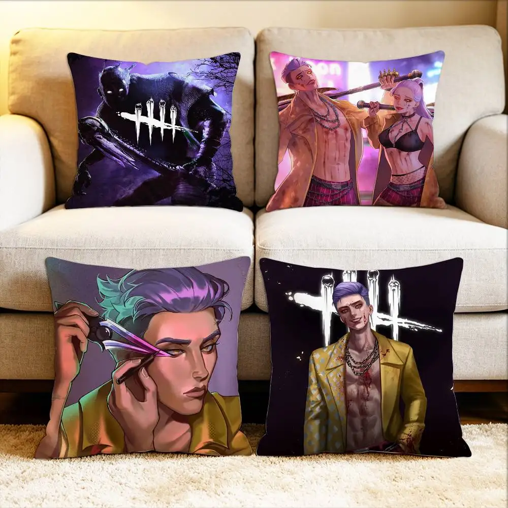 Trickster Dead by Daylight Trapper Various Sizes Square Pillow Case For Car Home Bedchamber Decor