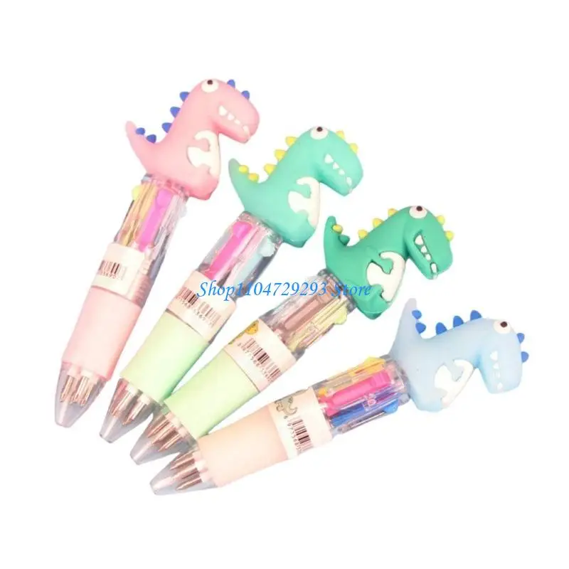 Y2GD 4 Color-in-1 Ballpoint Pen Retractable Ballpoint Pen Christmas Stocking Fillers
