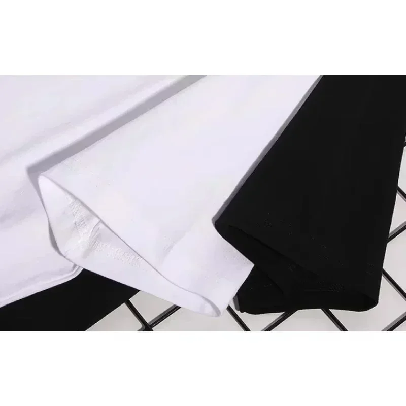 حار بيع جديد الأمريكية الجديدة محايد يطير نمط غني تي شيرت مطبوعة Y2K تي شيرت بأكمام قصيرة للرجال والنساء الشارع العلوي #5