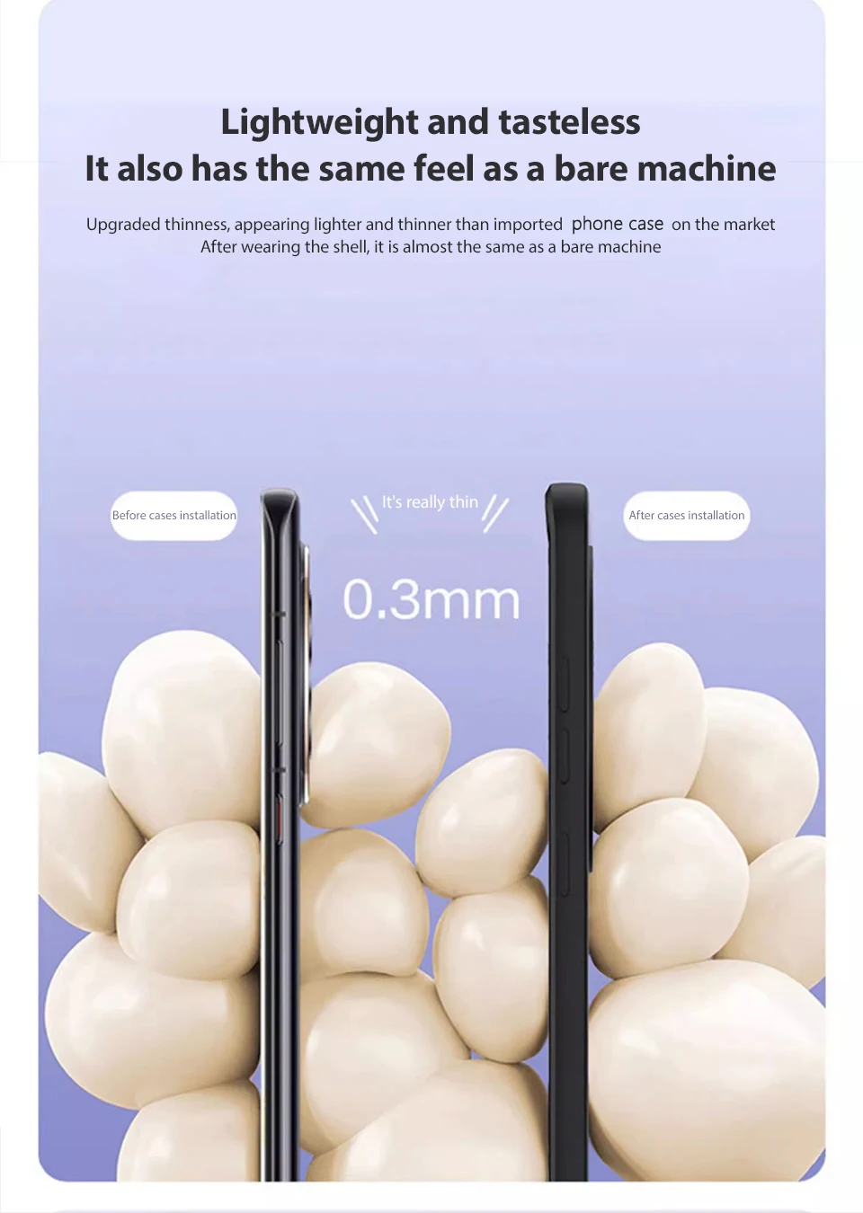 Luxuriöse Stoßfeste Hülle für Samsung Galaxy S26 S24 S23 S22 S21 S25 Ultra Plus Minimalistische Einfarbige Weiche Rückseiten-Abdeckung Zubehör – Detail 4