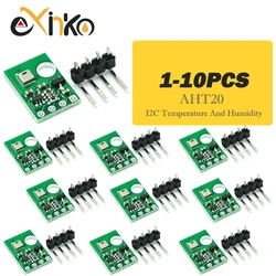 AHT20 I2C Temperature And Humidity Sensor Module High-precision Humidity Sensor Probe DHT11 AHT10 Upgraded Version For Arduino
