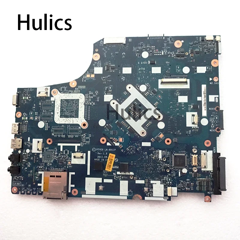 Hulics Used Motherbaord For Acer Aspire Laptop Motherboard 7750 7750G MBRN802001 P7YE0 LA-6911P