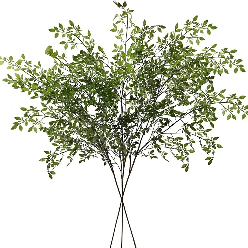 110CM Artificial Green Plant Fake Eucalyptus Leaf Flowers Arrangement Garden Wedding Decoration Home Room Fake Plants Ornament