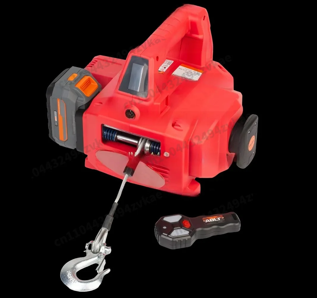 Products 20 V Winch Portable Wire Rope Electric Hoist 450 kg with Remote Control