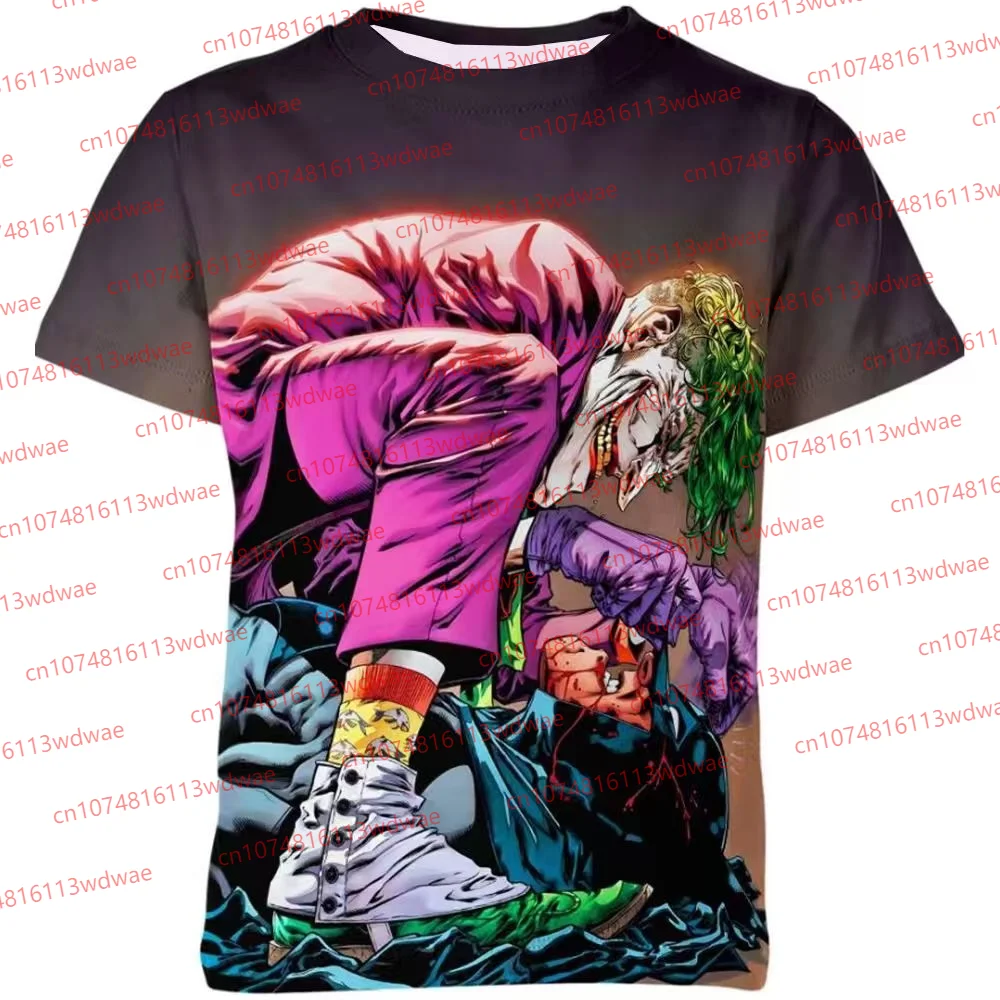 Joker T-shirt Gotham T-shirt Super Hero T-Shirt Men's Fitness Breathable Quick Dry Justice League T-shirt Outdoor Sport T-shirt