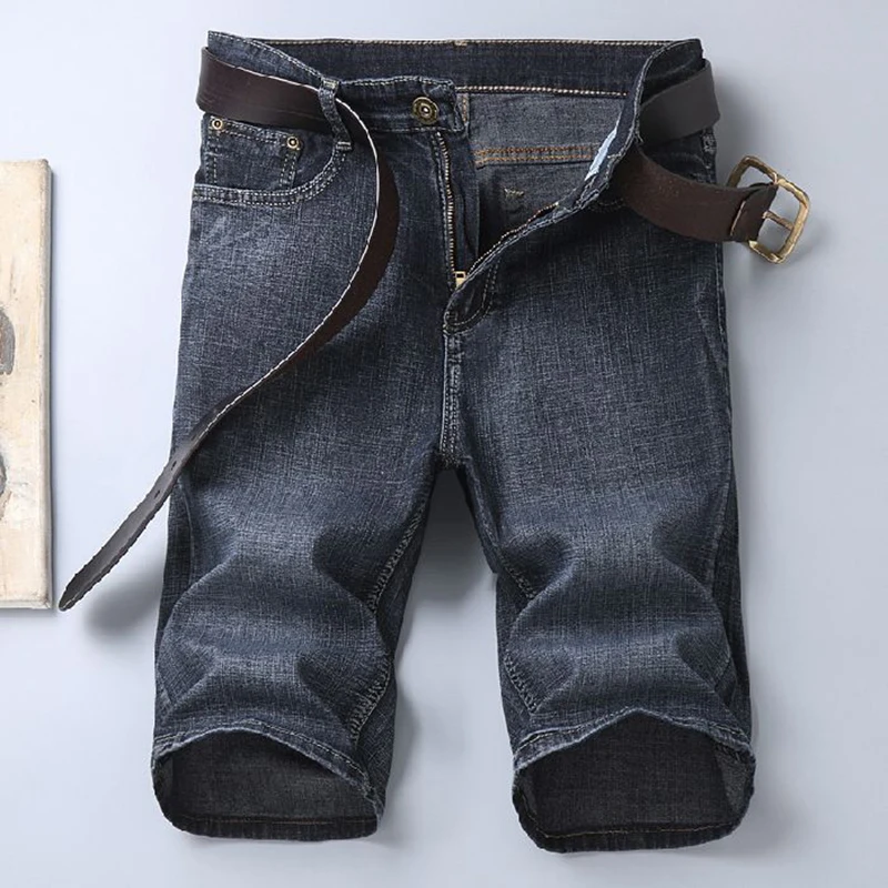 2025 New Blue Fashion Design Men's Jeans Slim Fit Straight Men's Short Jeans Summer Shorts Jeans Men's Jeans Stretch