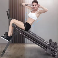 Multifunctional Home Gym Fitness Equipment Foldable AB Exercise Machine Adjustable Sit-up Bench Metal Strength Training Custom