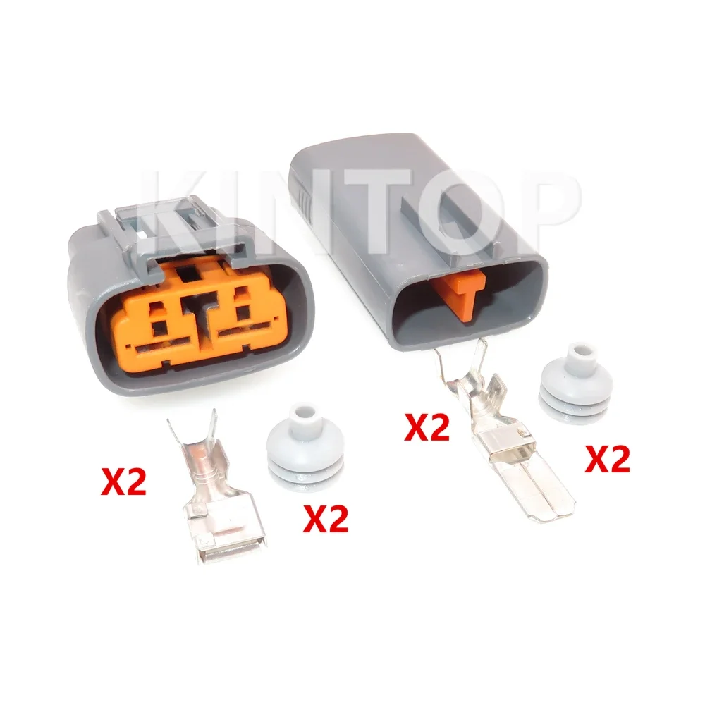 

1 Set 2 Pins 6195-0057 6195-0060 Car Male Female Docking Waterproof Socket AC Assembly Auto Wiring Adapter Auto Connector