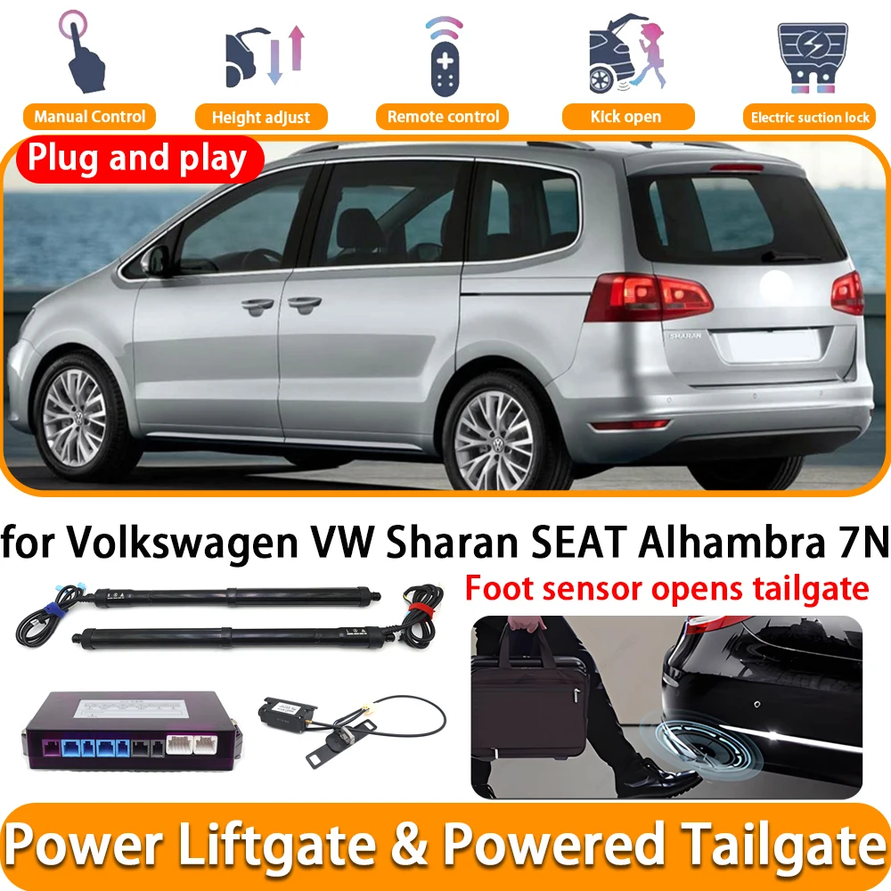 for Volkswagen VW Sharan SEAT Alhambra 7N Electric Automatic Powered Tailgate Power Liftgate System Plug and Play Trunk Lift Kit