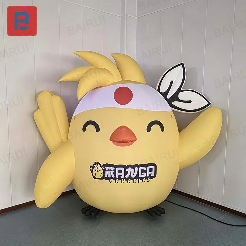 

Inflatable cartoon chicken, animal-shaped inflatable model, with blower, outdoor activity decoration item
