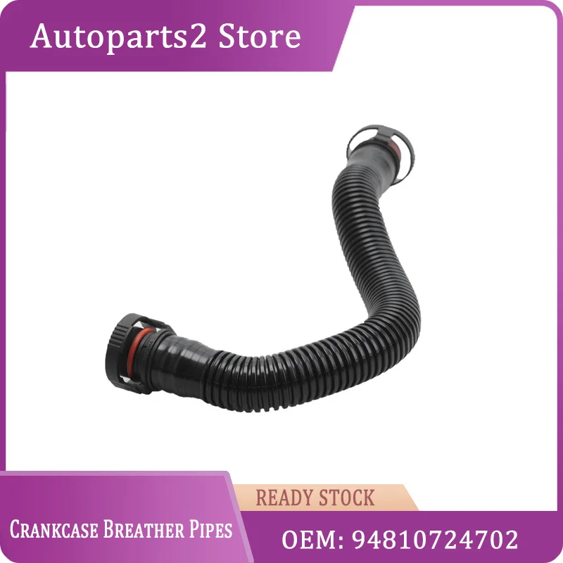 

94810724702 New Engine Crankcase Breather Pipes Hose for Porsche Cayenne 4.8 V8 2008-2010