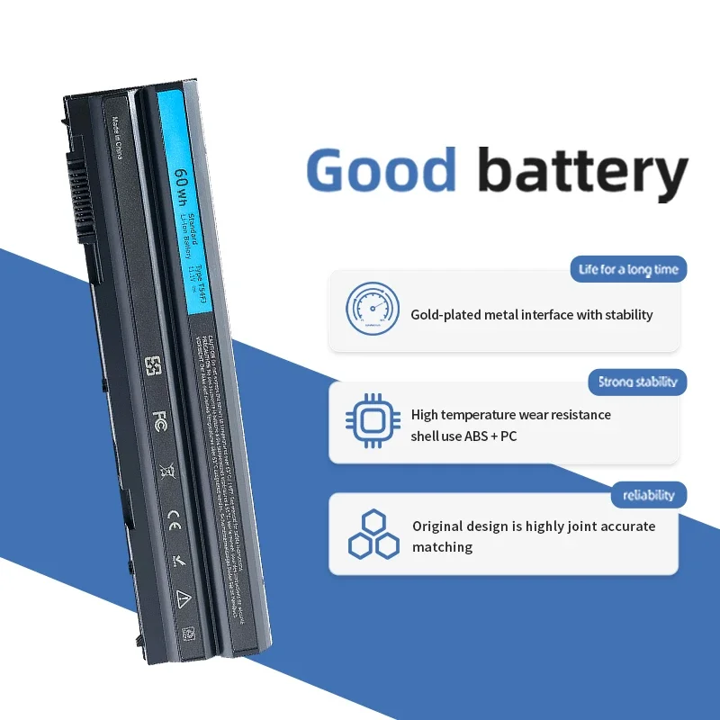 60WH T54FJ M5Y0X 8858X E6420 E5420 بطارية الكمبيوتر المحمول لديل خط العرض E5530 E6520 E6530 انسبايرون 4420 5425 7520 M421R N472 #3