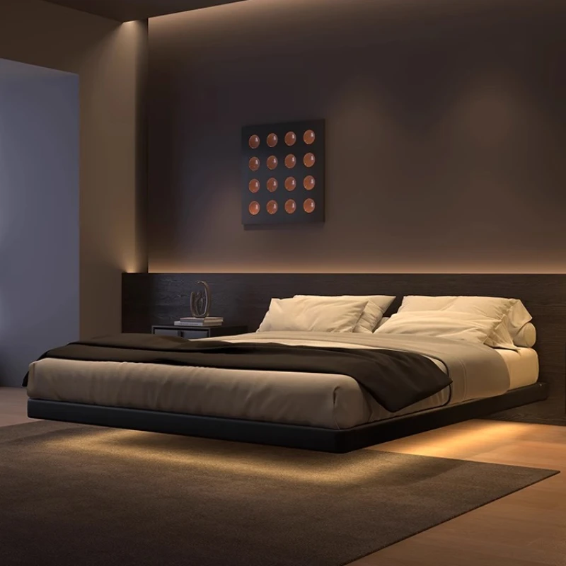 

Bedroom Frame Bed Human Dog Tatami Sleeping Space Saving Wooden Simple Storage Bed Luxury Platform Beliche Unique Furniture