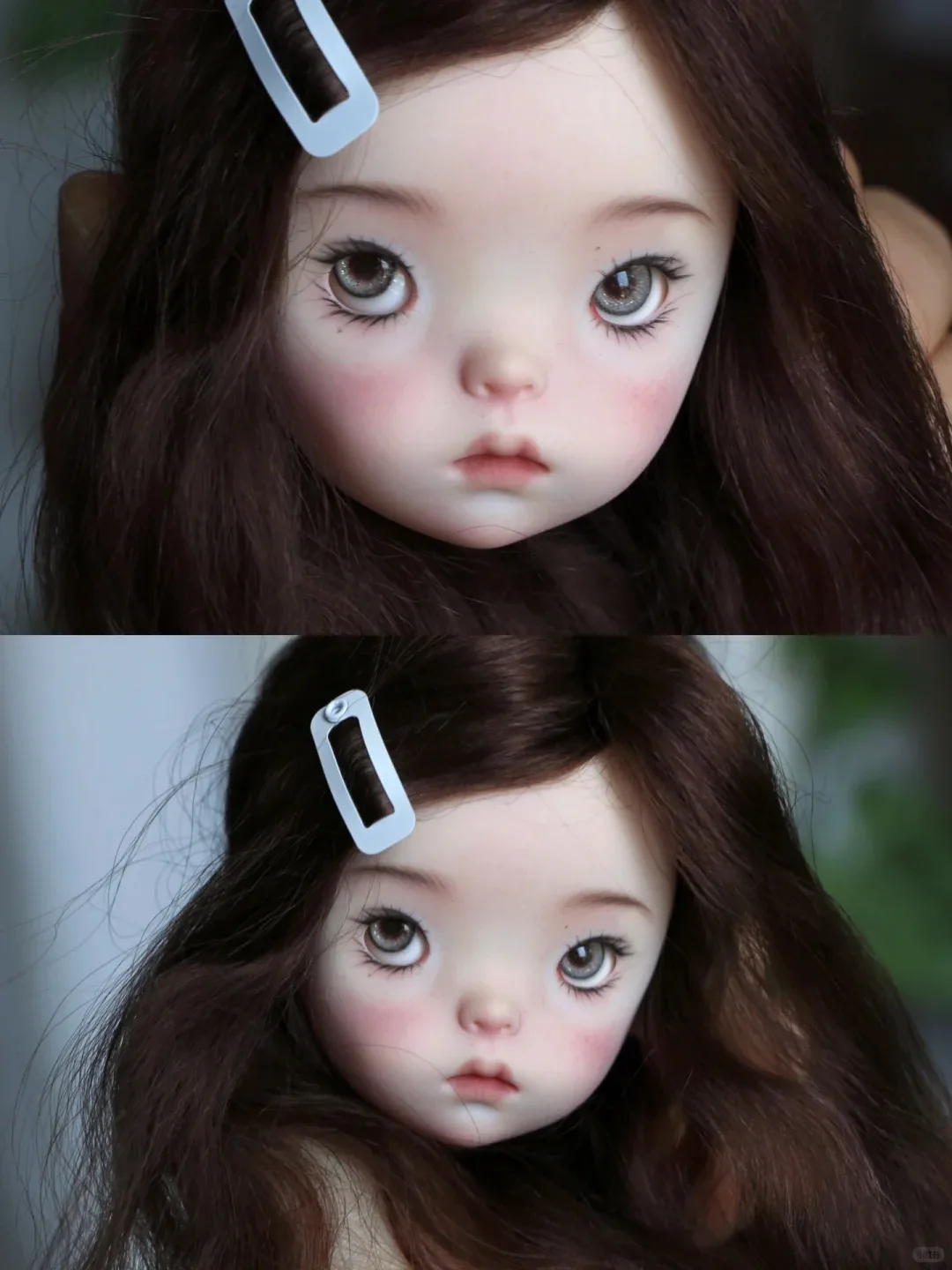 

SD BJD Doll 1/6 landoudou Dark Makeup Head Beautiful Girl Makeup High Quality Resin Toy Gift Just a Head