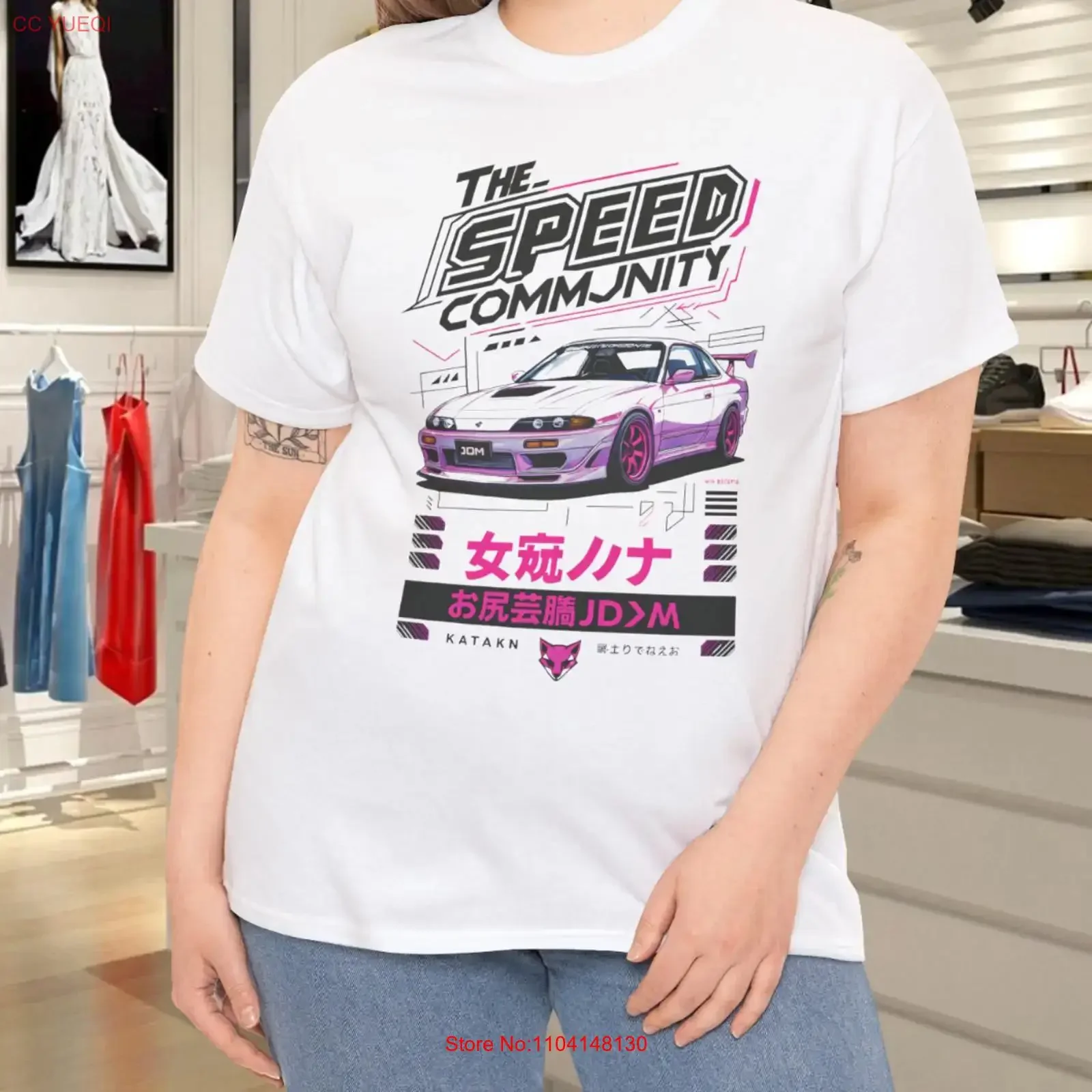 The Speed Community Street Racer T Shirt vintage Washed Stylish Versatile Soft Comfortable Breathable Stretched