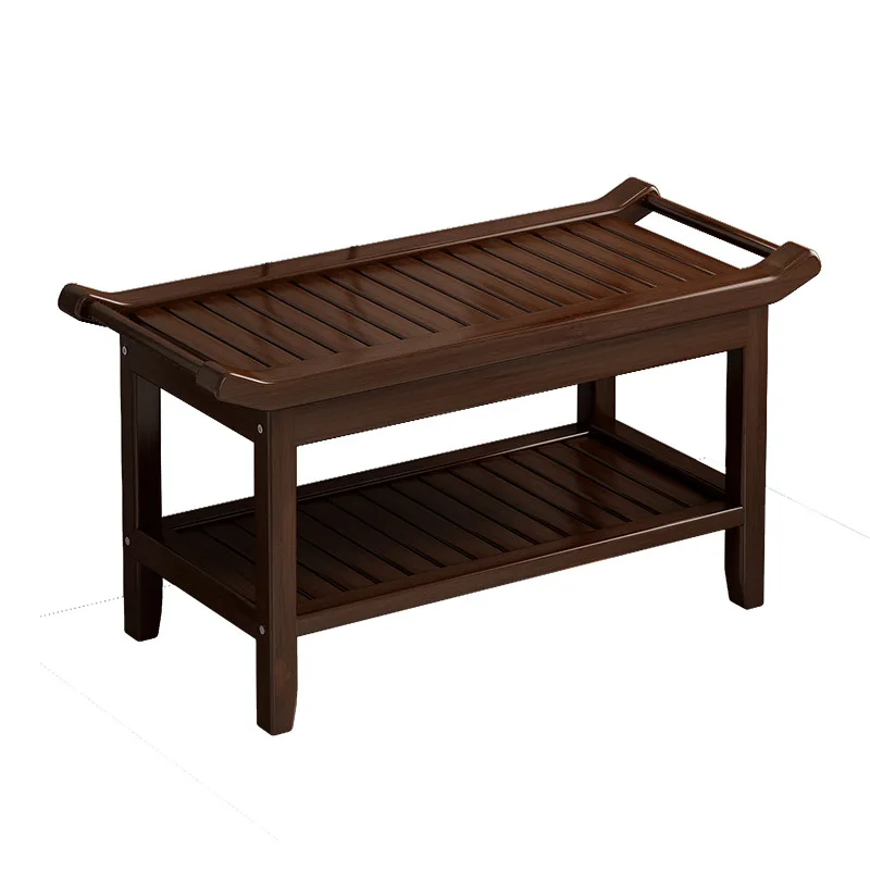 Bathroom stool, bath stool, Nanzhu bath stool, non-slip and waterproof, shoe change stool image 5