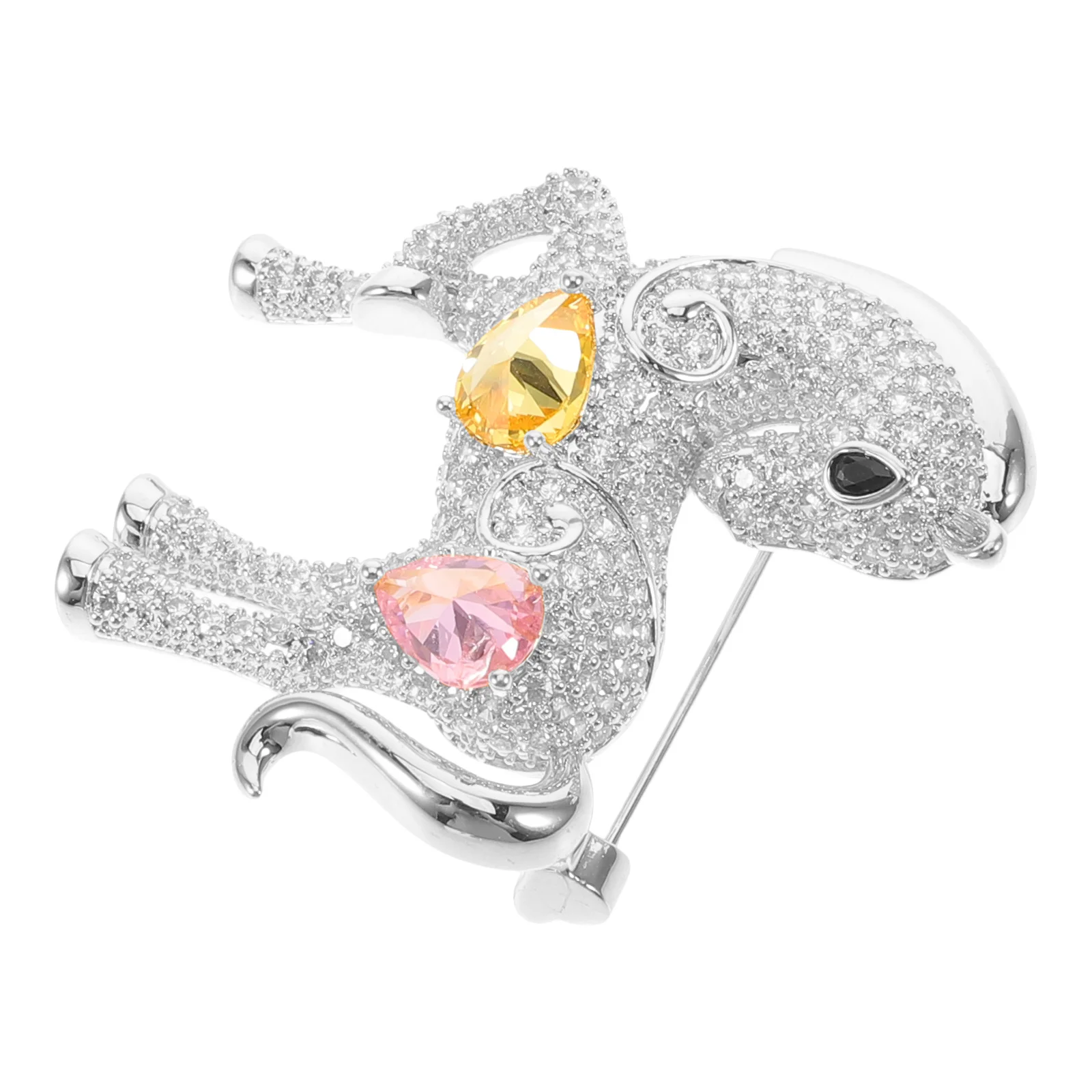 

Luxury Crystal Rhinestone Brooch Pin for Women Fashion Jewelry Accessories Sparkling Decorative Pin Badge for Wedding Party