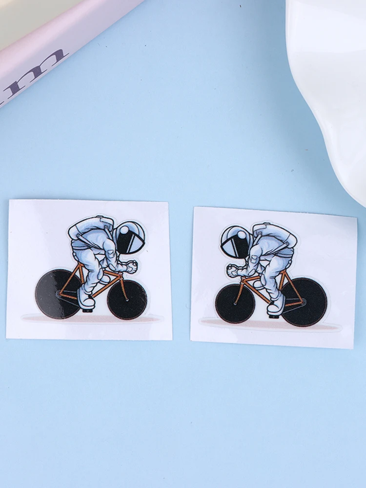 AliExpress NONE Waterproof Astronaut Cycling Bicycle Stickers DIY Stickers For MTB Road Bikes Frame Top Tube Frames
