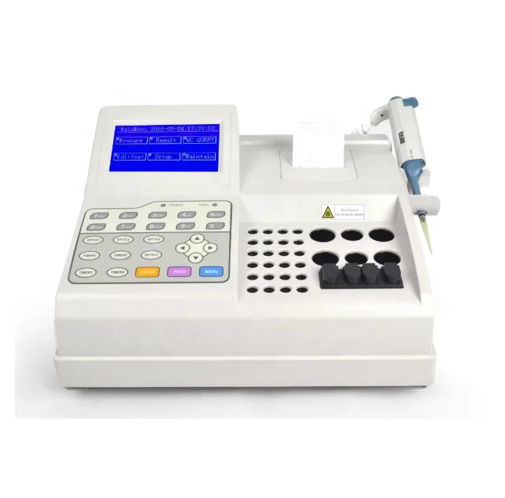 Medical Use Coagulometer 5-inch LCD touch screen  Coagulation Analyzer with 4 independent channels