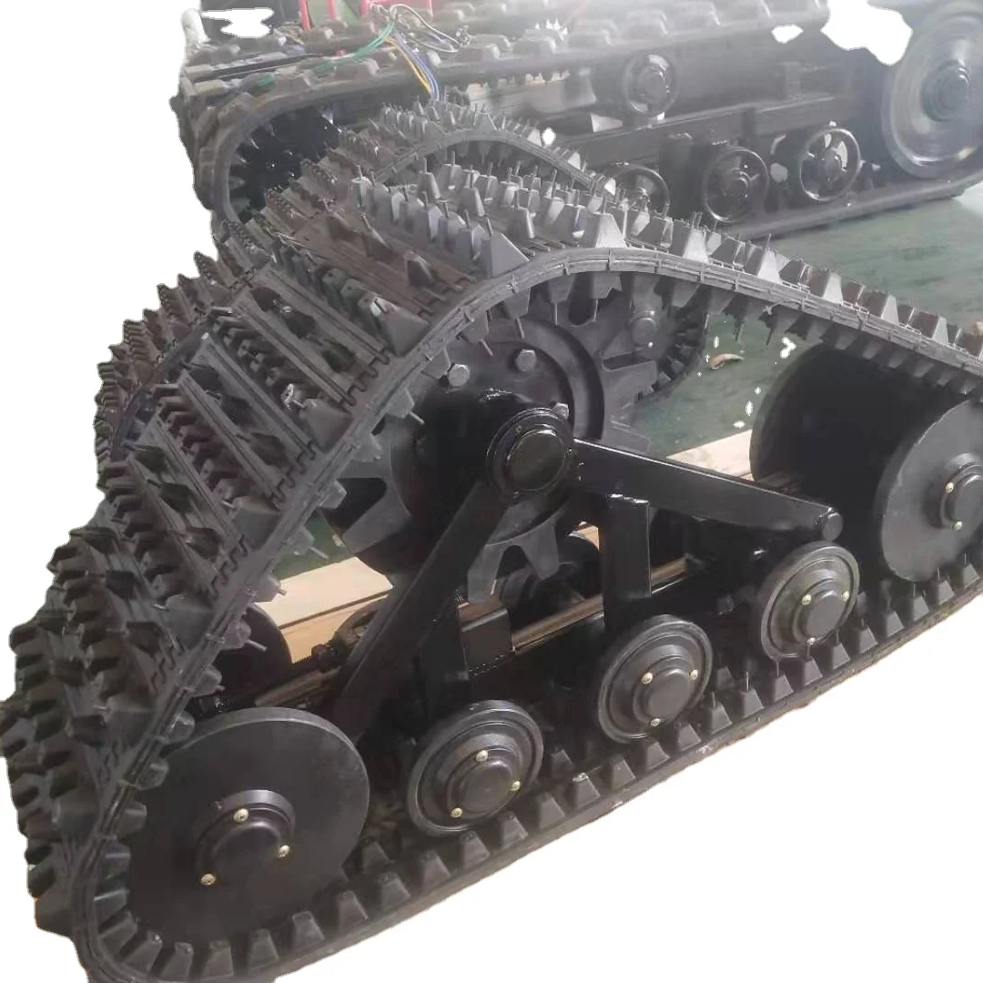 

Customized Rubber Track System With 600kg Load Capacity 255mm Wide