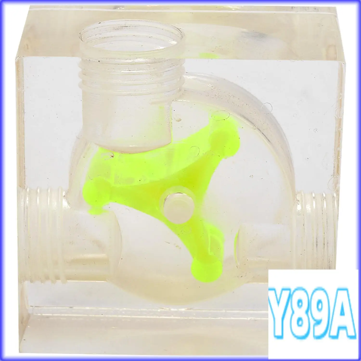 

GO-PC Water Cooling System Acrylic Three Way Visual Flow Indicator G1/4 Thread