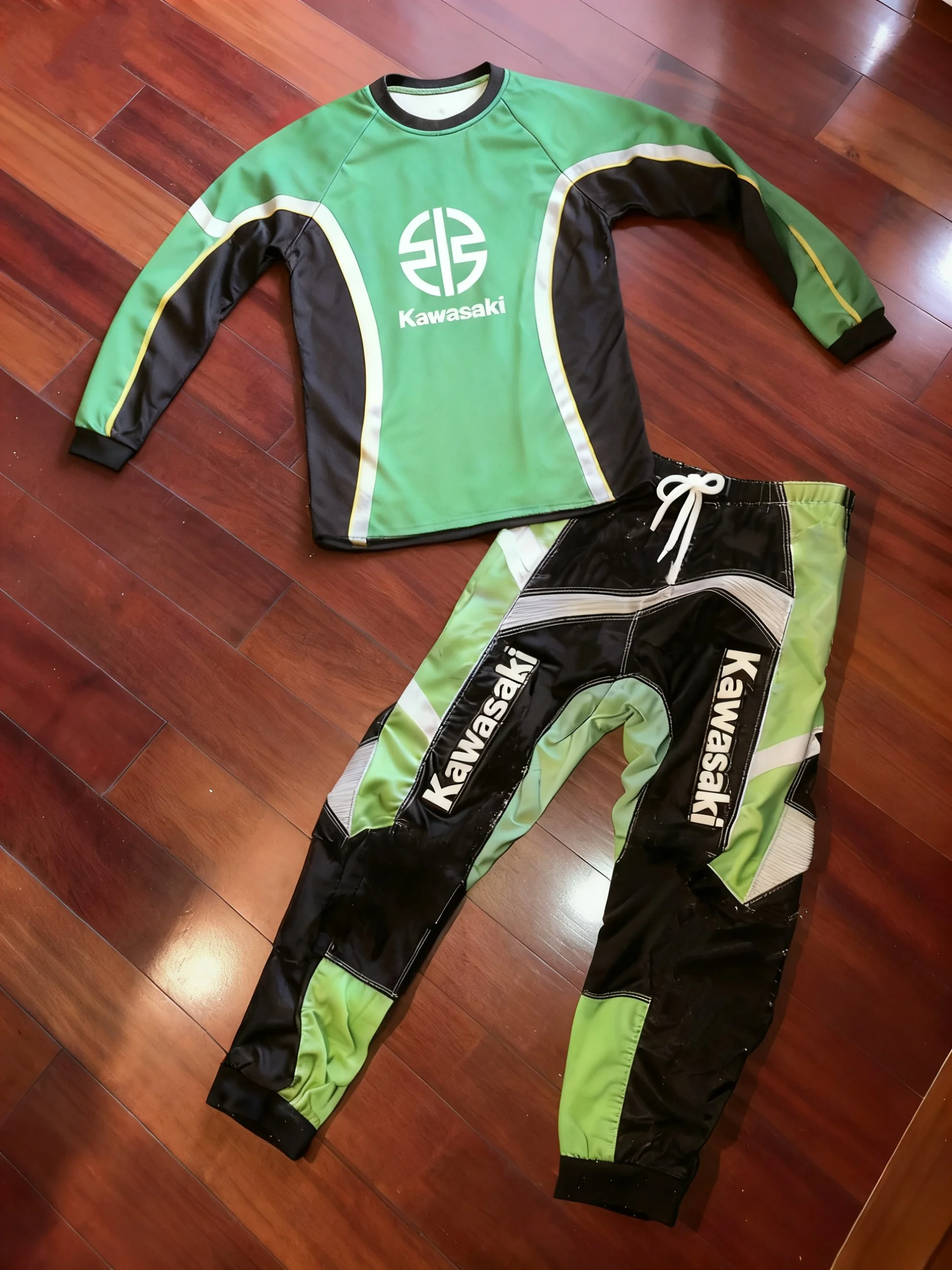 

Мужская гоночная рубашка Kawasaki для внедорожного мотоцикла с длинными рукавами, 2022, быстросохнущая дышащая уличная верхняя одежда для горного велосипеда, спортивная одежда