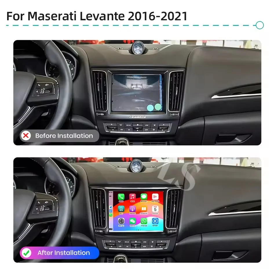 

For Maserati Levante 2016-2023 Android 13 Auto Touch Screen Automotive Multimedia Car Radio GPS Navigation Audio Stereo Head