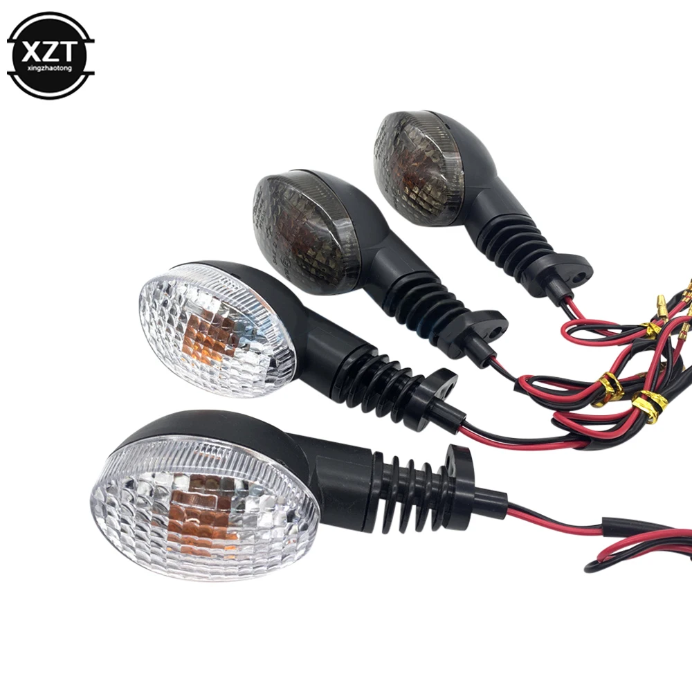 

2 PCS Motorcycle Turn Signal Indicator Lange Korte luces Led Para Moto Lichten Oogkleppen Flashers Accessoires For kawasaki z750