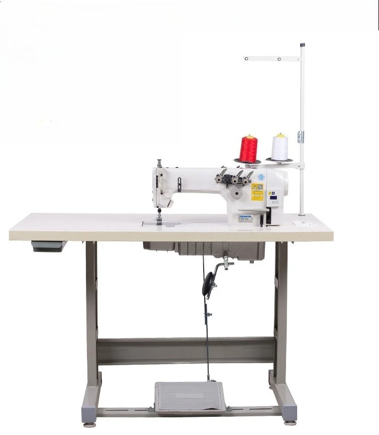 Double needle chain machine direct drive single needle mop wheel chain car three needle rear wave car industrial sewing machine