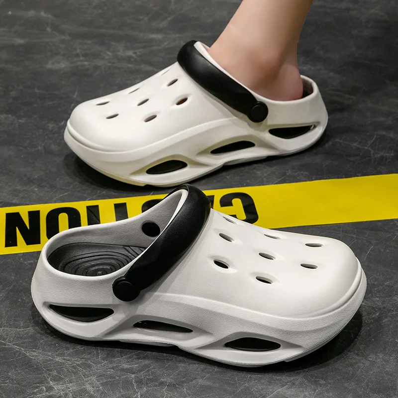 

Women Fashion Clogs Thick Sole Summer Platform Shoes Female Indoor Street Slippers Soft EVA Mixed-color Female Leisure Sandals