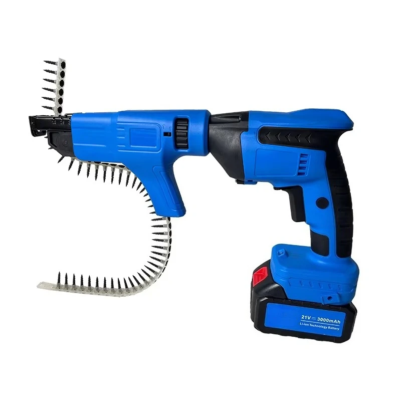 KQ-821045 Portable Automatic Cordless Nail Machine Industrial Woodworking Ceiling Operations 1-Year Battery Plastic Head Machine