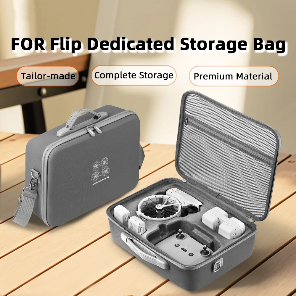 

Storage Bag For DJI Flip Organizer with Screen Remote Control Handbag Portable Carry Case Shoulder Crossbody Bag Accessories