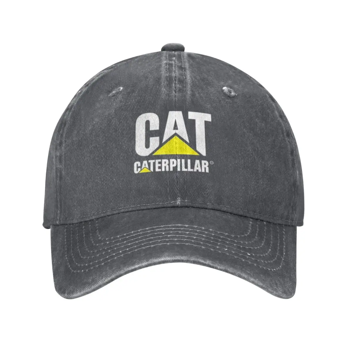 Cate-Caterpillar Popular Denim Baseball Cap for Adults - Trendy Adjustable Casual Hat