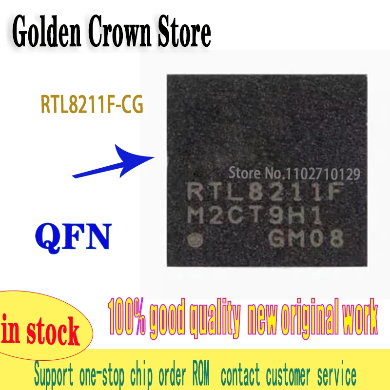 RTL8211F RTL8211F-CG 1~5pcs/lot  QFN Chipset