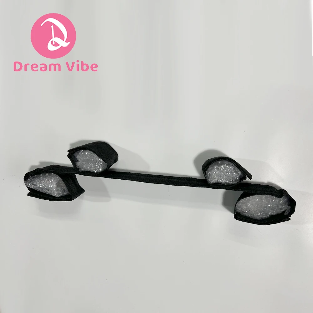 Spreader Bar with Handcuffs and Ankle Cuffs for Full Body Bondage Sexual Play Tool Sex Game SM Bed Restraints Adult Toy view 5