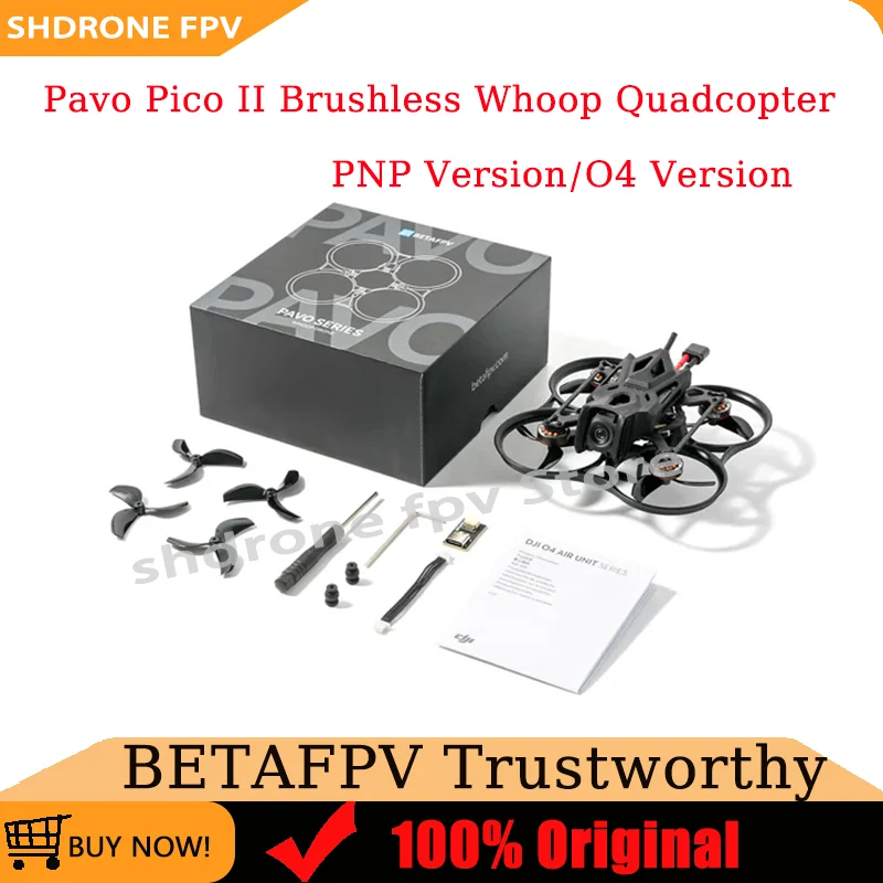 BETAFPV Pavo Pico II 2 Bezszczotkowy Quadcopter Whoop PNP/O4 z F4 2-3S 20A AIO FC i LAVA 1102 |   Silniki 14000kv