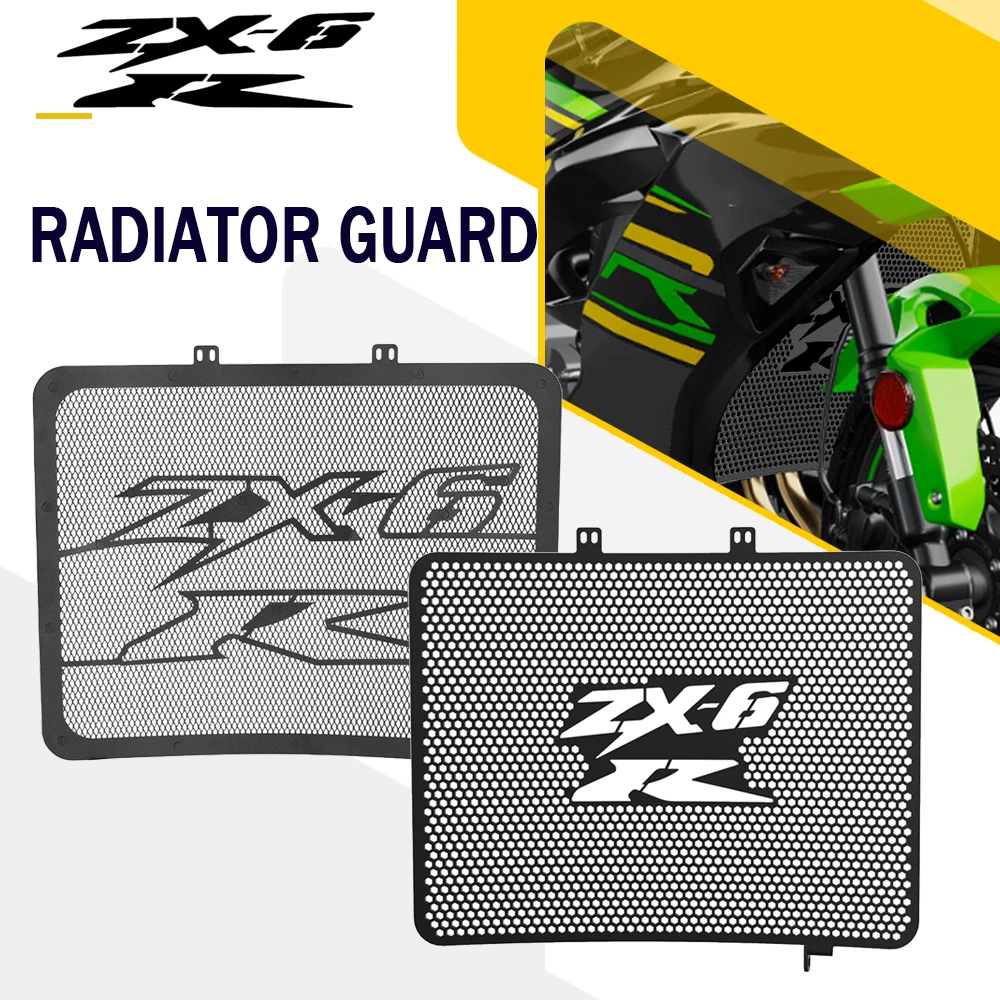 For Kawasaki Ninja ZX636 ZX6RR ZX6R ZX 636 ZX6 R/RR ZX-6R 2003 2004 Motorcycles Accessories Radiator Grill Guard Cover Protector