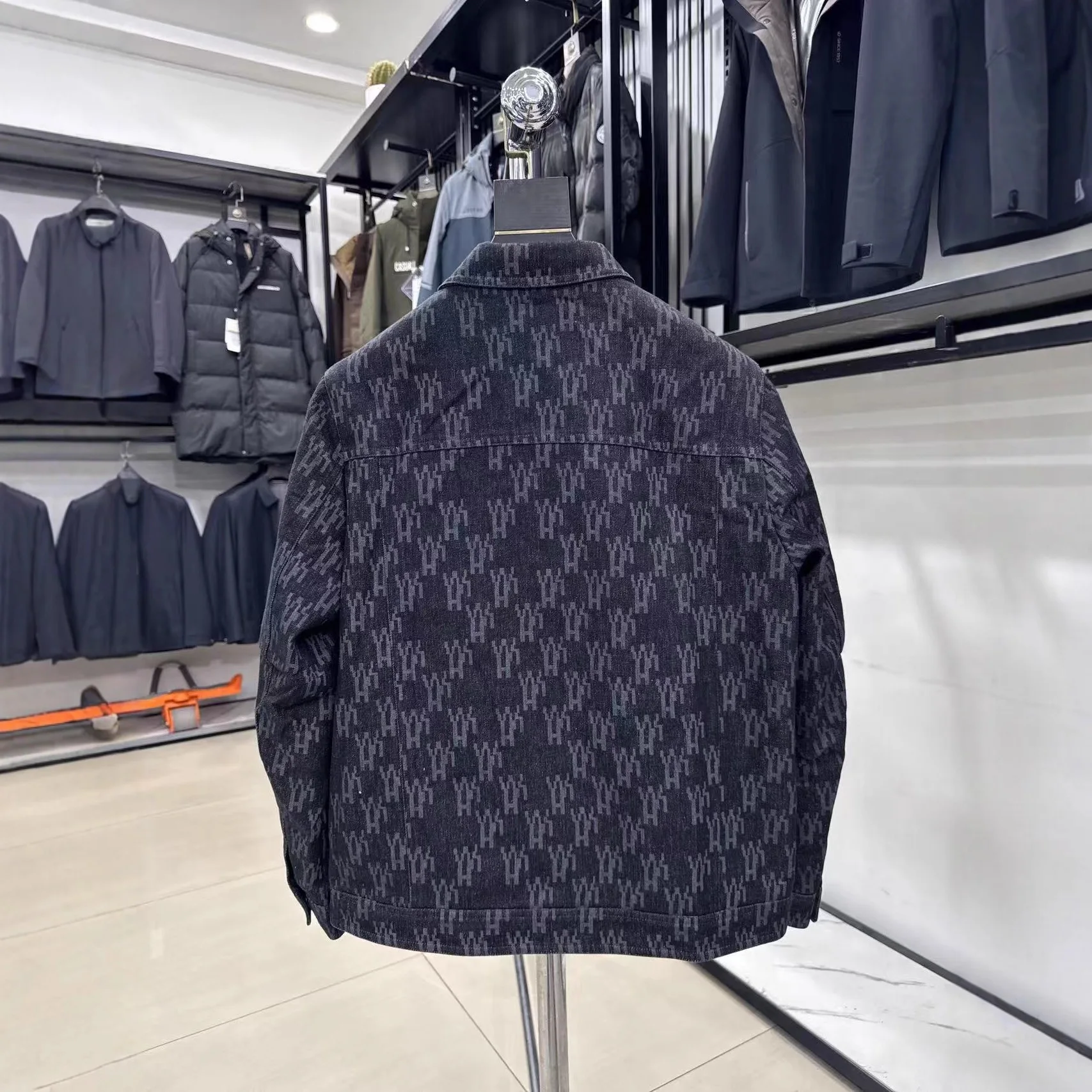 

H-Home Waed Denim Jaet Slim Fit M Outerwear Autumn Floral Print No Tagging Brand Name Chinese Production Regular Thi...