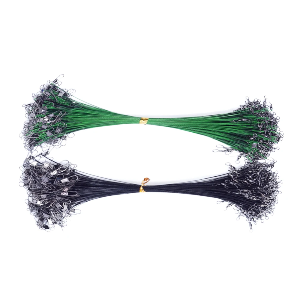 

50 Pcs 30CM Wear-resistant Lure Line Steel Wire Front Anti-bite Wire Line Super Strong Fishing Line Main Line Sub-line Offshore