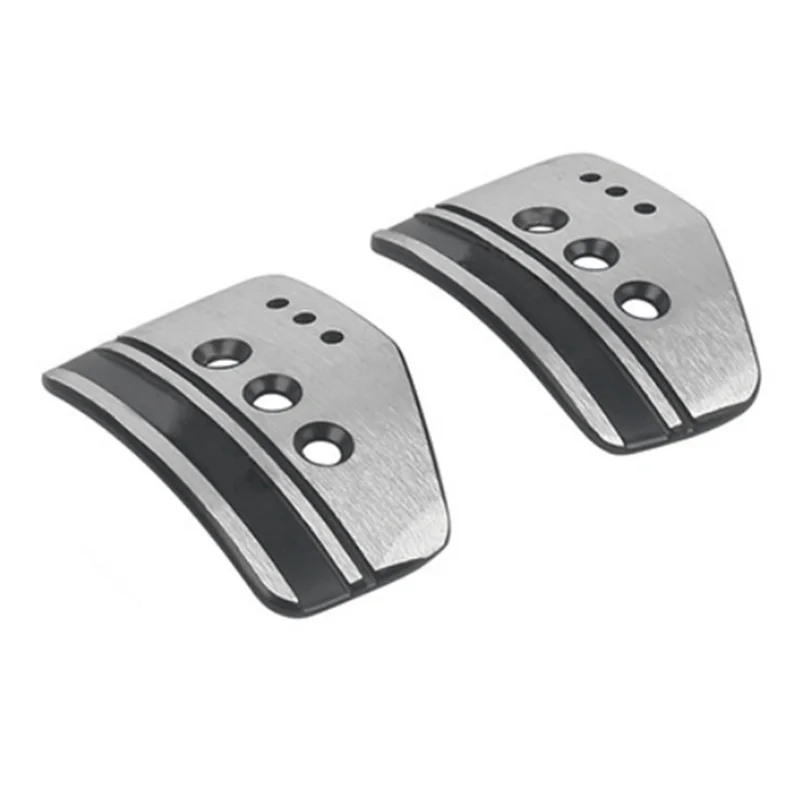 AB56-Car Aluminum Alloy Pedal Rest Pedal Accelerator Pedal Clutch Pedal Cover Formanual Transmission Car Pedals