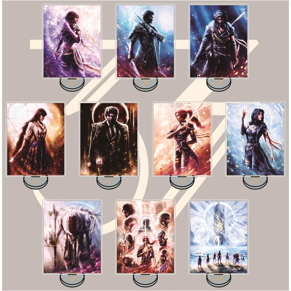 Clair Obscur Expedition 33 15cm Acrylic Stand Figures Keychain Game Collectible Large Standee Desk Decor Gift for Gamers