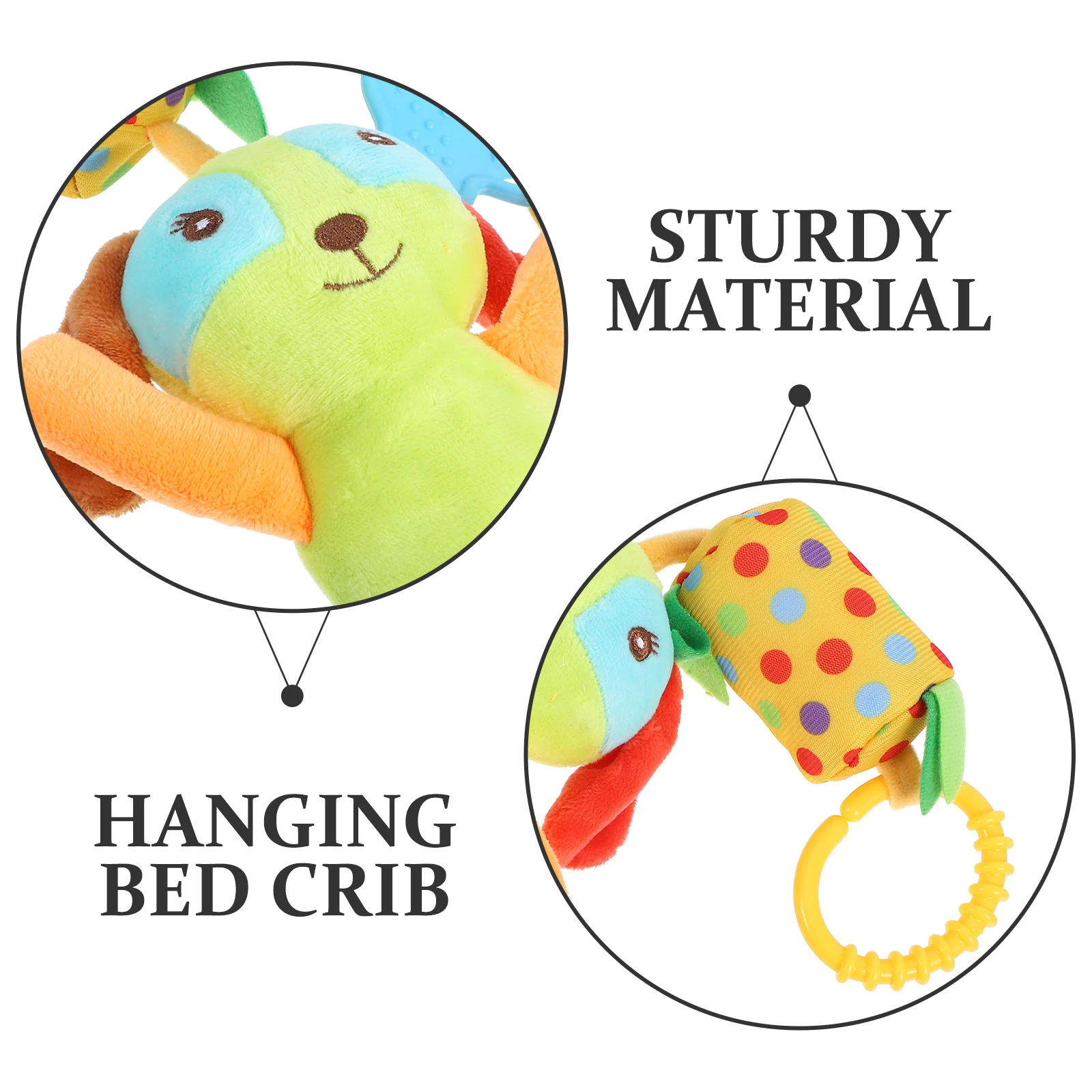 Puppy Windgong Baby Tactiel Speelgoed Wandelwagen Wieg Schommel Dier Babybedje Wieg Hangende Hanger
