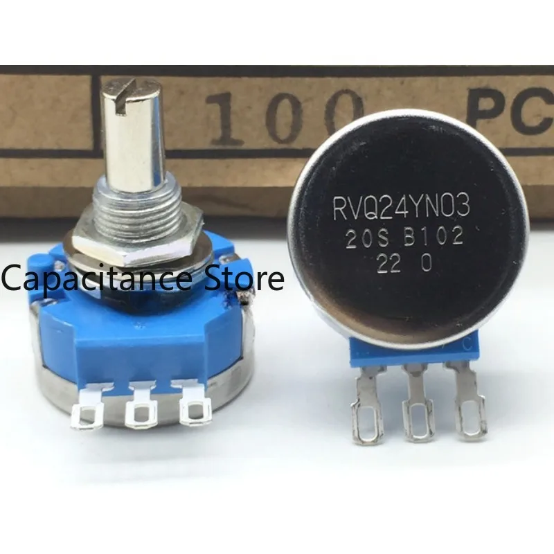 5PCS Single-coil high-life potentiometer RVQ24YN03-20SB102 B1K