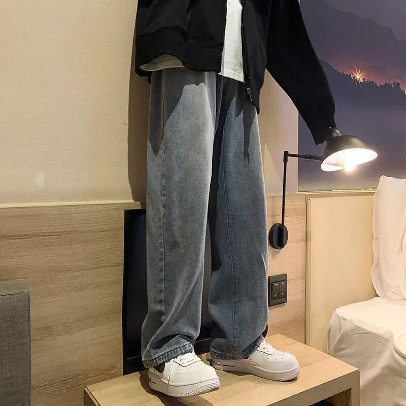 ジーンズ女性だぶだぶ S-5XL ウォッシュデニムカップルオールマッチ韓国スタイルルーズストリートシンプルシックなファッションレジャーヴィンテージ Vaqueros