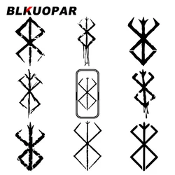 BLKUOPAR 이클립스 데이 구트 룬 자동차 스티커, DIY 비닐, 크리에이티브 데칼, 폐색 스크래치, 자외선 차단 에어컨, 자동차 용품